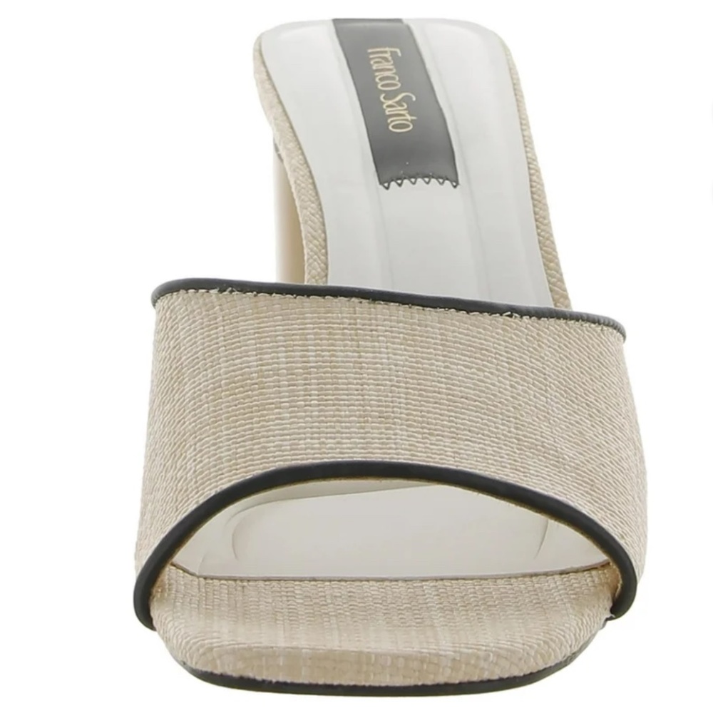 NWT Franco Sarto Linley Slide Sandals Beige - Picture 3 of 8